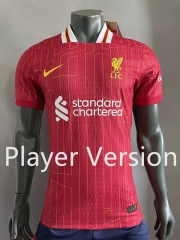 Premier League champions Player Version 2024-2025 Correct Version Liverpool Home Red Thailand Soccer Jersey AAA-518