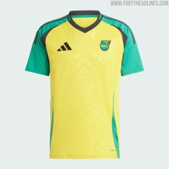 (S-4XL)2024-2025 Jamaica Away Yellow Thailand Soccer Jersey AAA-512