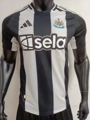Player version 2024-2025 Newcastle United Home Black&White Thailand Soccer Jersey AAA