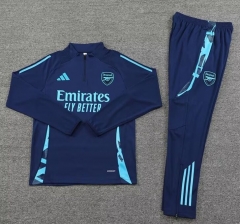 2024-25 Arsenal Blue Thailand Soccer Tracksuit Uniform-815