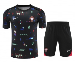 2024-2025 Portugal Black Thailand   Soccer Uniform-418