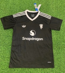 （s-3xl）2024-25 Manchester United Goalkeeper Black Thailand Soccer Jersey AAA-7902
