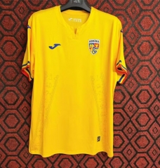 2024-2025 Romania Home Yellow Thailand Soccer Jersey AAA-6486