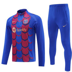 Player version 2024-2025 Barcelona Cai Blue Thailand Soccer Tracksuit-4627