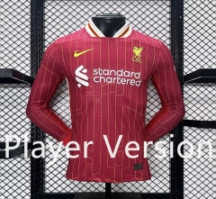 Player version 2024-25 Liverpool Home Red LS Thailand Soccer AAA-5982