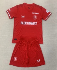 2024-25 FC Twente Home Red Soccer Uniform-AY