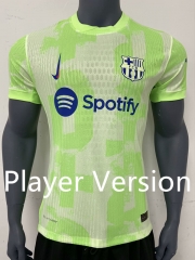 Player Version 2024-2025 Barcelona 2nd Away Green Thailand Soccer Jersey AAA-9056