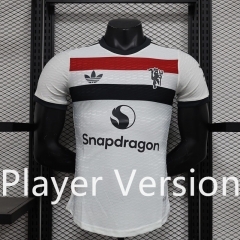 Player Version 2024-2025 Manchester United 2nd Away White Thailand Soccer Jersey AAA-888