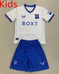 2024-25 Rangers Away White Kids/Youth Soccer Uniform-AY