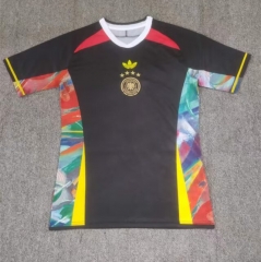 Retro Version  Germany Black Thailand Soccer Jersey AAA-2282