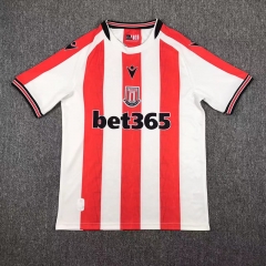 2024-2025 Stoke City Home Red&White Thailand Soccer Jersey AAA-417