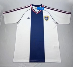 Retro Version 1999 Yugoslavia Away White Thailand Soccer Jersey AAA-2282