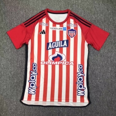 2024-2025 Junior de Barranquilla Home Red&White Thailand Soccer Jersey AAA-417
