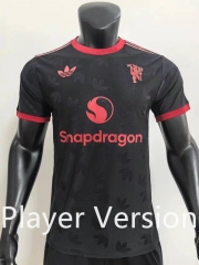 Player Version 2024-2025 Manchester United special edition Black Thailand Soccer Jersey AAA-9753