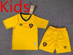 2024-25 Sport Recife Away Yellow Kids/Youth Soccer Uniform-8037
