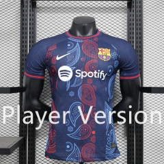 Player Version 2024-25 Special Version Barcelona Royal Blue Thailand Soccer Jersey AAA-888