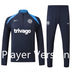 Player version 2024-2025 Chelsea Royal Blue Thailand Soccer Tracksuit-4627