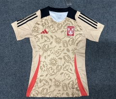2024-2025 The Earth Day Tigres UANL White Women Thailand Soccer Jersey AAA-GB