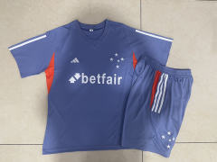 2024-25 Cruzeiro EC Grey  Thailand Tracksuit Short Uniform-815