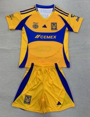 2024-2025 Tigres UANL Home Yellow  Soccer Uniform-AY