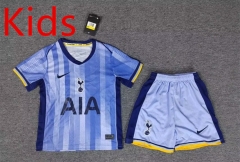 2024-25 Tottenham Hotspur Away Blue Youth/Kids Soccer Uniform-8037
