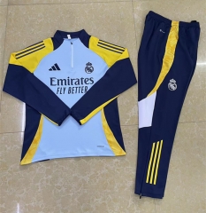 2024-2025 Real Madrid Blue  Thailand Soccer Tracksuit-411