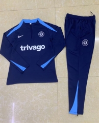 2024-2025 Chelsea Royal Blue Thailand Soccer Tracksuit-411