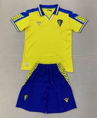 2024-2025 Cádiz CF Home Yellow Soccer Uniform-AY