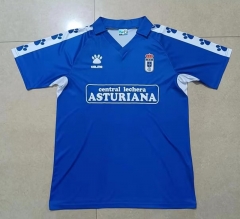 Retro Version 90-91 Real Oviedo Blue Thailand Soccer Jersey AAA-7T