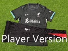 Player Version2024-2025 Liverpool Black Thailand Soccer Tracksuit-9926