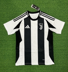 （s-4xl）2024-2025 Juventus Home Black&White Thailand Soccer Jersey AAA-403