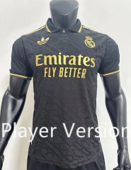 Player Version 2024-2025 Real Madrid Black Soccer Jersey AAA-SJ