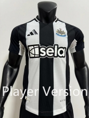 Player version 2024-2025 Newcastle United Home Black&White Thailand Soccer Jersey AAA-sj