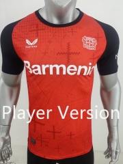 Player Version 2024-2025 Bayer 04 Leverkusen Home Red Thailand Soccer Jersey AAA-7959