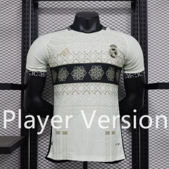 Player Version 2024-25 Special Version Real Madrid White &Black Thailand Soccer Jersey AAA-888