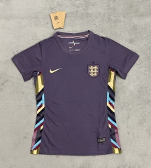 2024-2025 England Away Purple Women Thailand Soccer Jersey AAA-4506