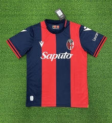 (s-4xl)2024-2025 Bologna FC 1909 Home Red&Blue Thailand Soccer Jersey AAA-403