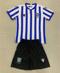 2024-2025 Sheffield Wednesday Home Blue&White Soccer Uniform-AY