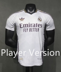(S-3XL) Player Version 2024-25 Special Version Real Madrid White Thailand Soccer Jersey AAA-518