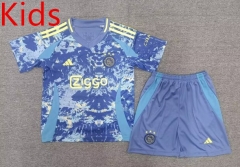 2024-2025 Ajax Away Blue Kid/Youth Soccer Uniform-2353