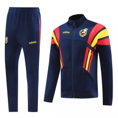 2024-25 Spain Royal Blue Thailand Soccer Jacket Uniform-LH