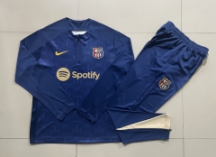 2024-2025 Barcelona Royal Blue Thailand Soccer Tracksuit-815