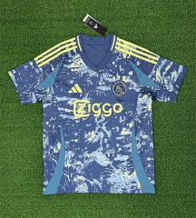 （s-4xl）2024-25 Ajax Away Blue Thailand Soccer Jersey AAA-403