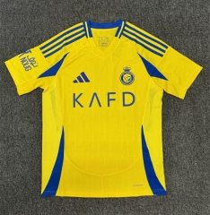 2024-25 Al Nassr FC Home Yellow  Thailand Soccer Jersey AAA