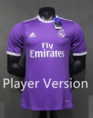 (S-3XL) Player Version 16-17 Retro Version Real Madrid Purple Thailand Soccer Jersey AAA-518