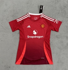 2024-2025 Manchester united Home Red Women Thailand Soccer Jersey AAA-4506