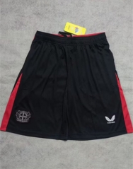 2024-2025 Bayer 04 Leverkusen Home Black Thailand Soccer Shorts
