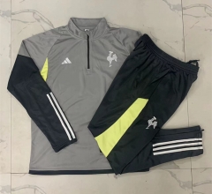 2024-2025 Atlético Mineiro Grey Thailand Soccer Tracksuit-815