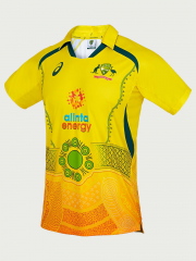 （s-5xl） Australia Yellow cricket  Shirt