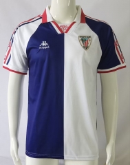 Retro Version 95-97 Athletic Bilbao Away Blue&White Thailand Soccer Jersey AAA-503